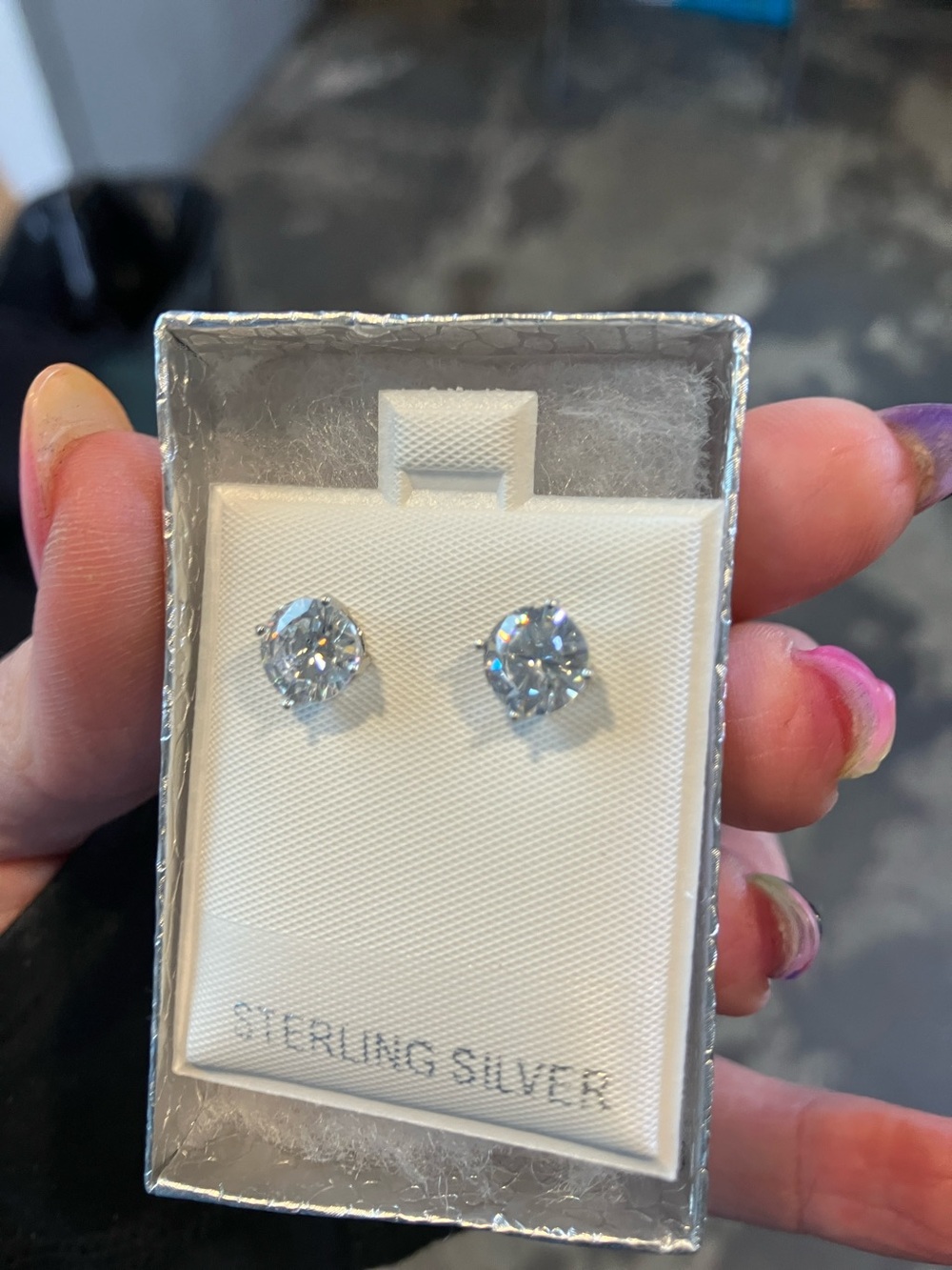 Clear CZ Stud Earrings - Classic Sparkle